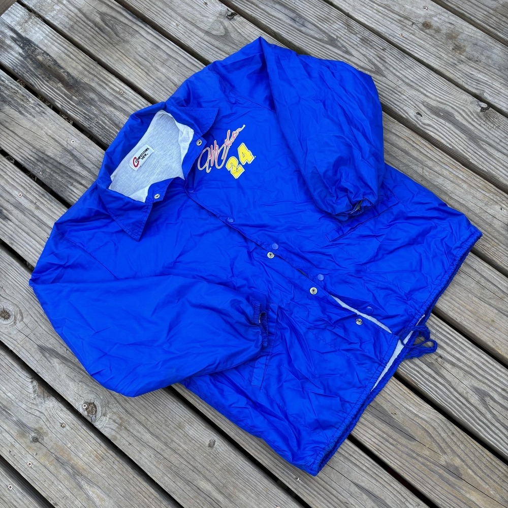 Jeff Gordon Jacket Mens XL Blue NASCAR Auto Racing Competitors‎ View Hendrick 24